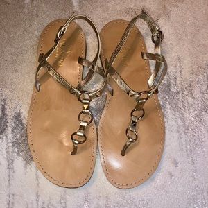 Valentino Garavani rockstud metallic sandals